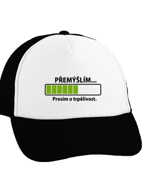 Přemýšlím kšiltovka Black cap