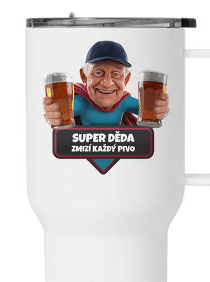 Super děda termohrnek White
