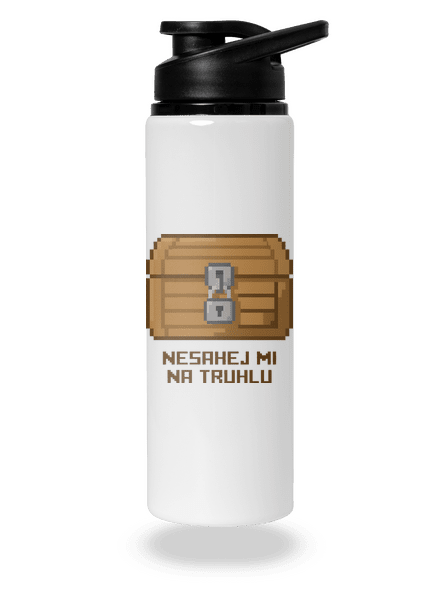 Nesahej mi na truhlu lahev na vodu White