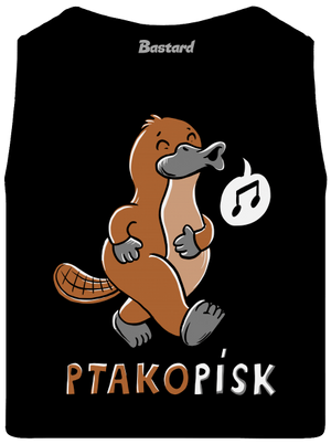 Ptakopísk pánské tílko Black