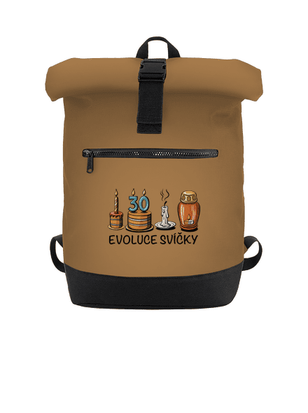 Evoluce svíčky batoh Caramel