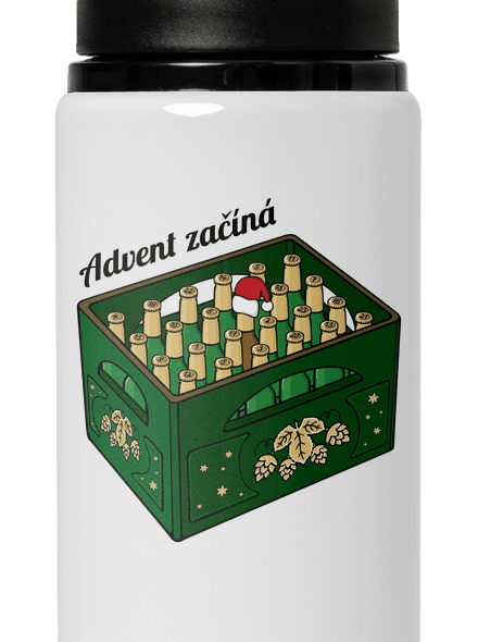 Advent začíná lahev na vodu White