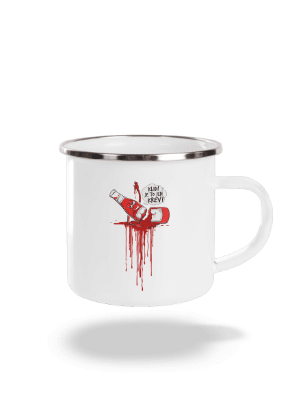 Je to kečup plecháček White