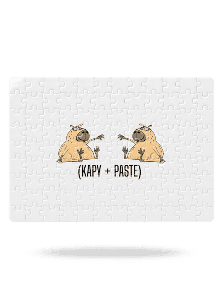 Kapy paste puzzle White