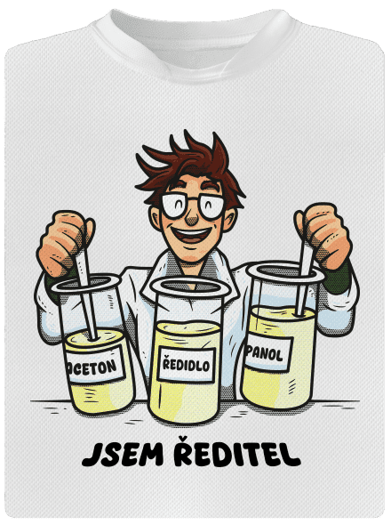 Jsem ředitel pánské sportovní tričko White