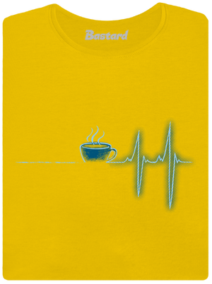 Coffee help dámské tričko Yellow