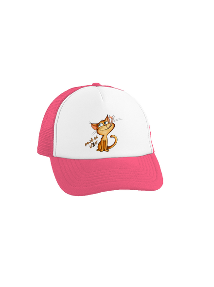 Pojď se lísat kšiltovka truckerka Fluorescent Pink cap