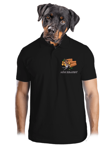 Mám kulatiny pánská polokošile Black