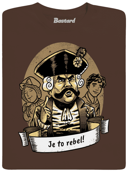 B14: S čerty nejsou žerty pánské tričko Brown