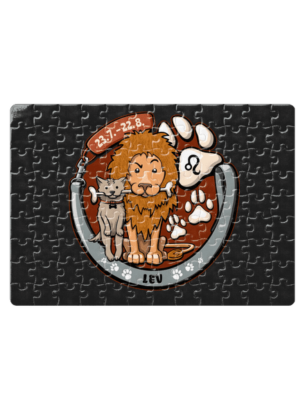 Psí horoskop: Lev puzzle White