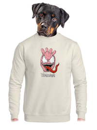 unisex mikina bez kapuce