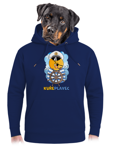 Kuřeplavec unisex mikina premium Navy