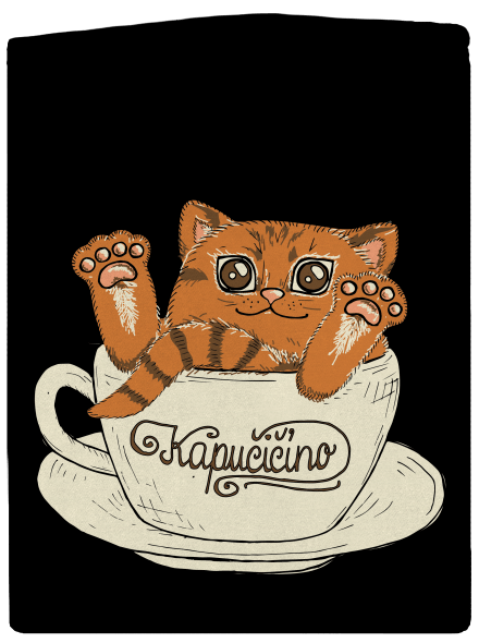 Kapučičíno dámská mikina na zip Black