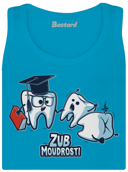 Zub moudrosti dámské tílko klasické Blue Atol