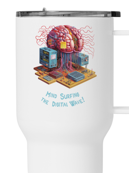 Mind surfing the digital wave termohrnek White