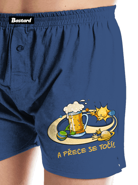 A přece se točí! pánské trenky Blue
