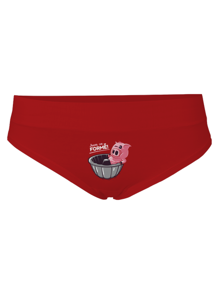 Ve formě dámské kalhotky Red Mal