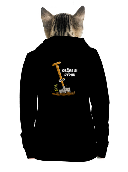 Občas si rýpnu dámská mikina na zip Black