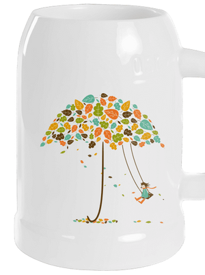 Radost z podzimu půllitr White