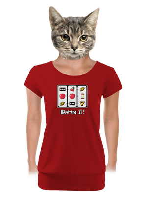 dámské tričko s lemem