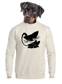 unisex mikina bez kapuce