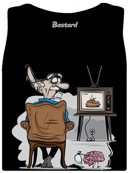 TV News dámské tílko klasické Black