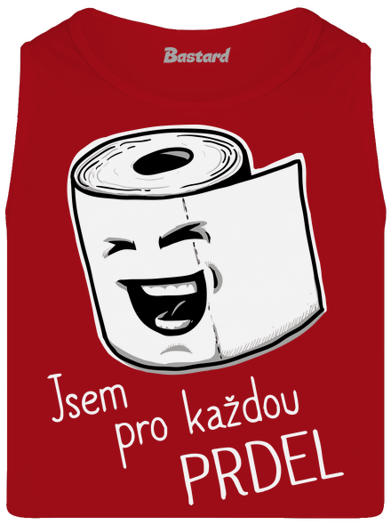 Prdel pánské tílko Red