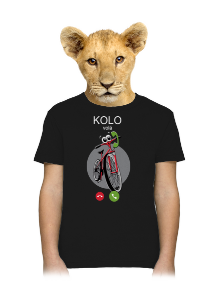 Kolo volá dětské tričko Black