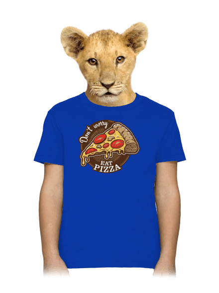 Pizza dětské tričko Royal Blue