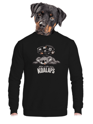 unisex mikina bez kapuce