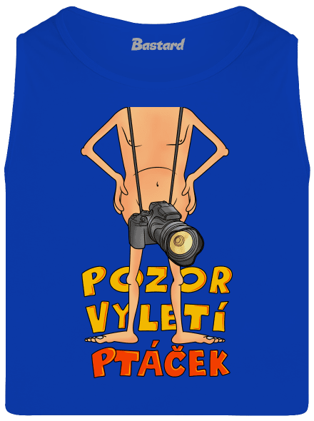 Vyletí ptáček pánské tílko Royal Blue