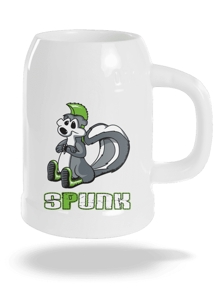 Spunk půllitr White