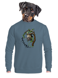 unisex mikina bez kapuce