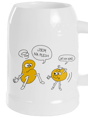 Opilé brambory půllitr White