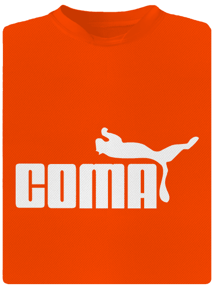 Coma pánské sportovní tričko Neon Orange
