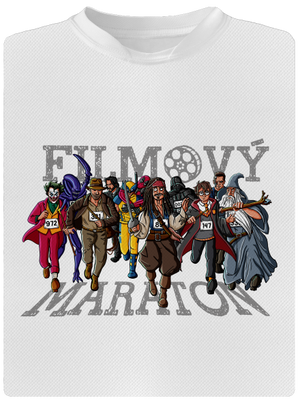 Filmový maraton dětské sportovní tričko White