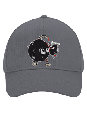 Bomby kšiltovka baseballka Graphite grey