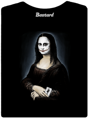 Mona Joker Lisa dámské tričko s lemem Black