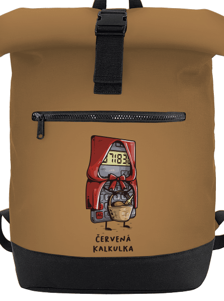 Červená kalkulka batoh Caramel