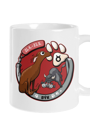 Psí horoskop: Býk klasický hrnek White