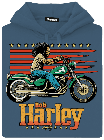 Bob Harley dámská mikina klokanka Denim