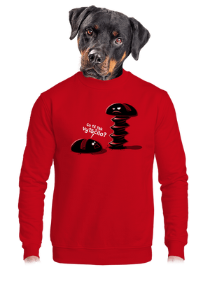 unisex mikina bez kapuce