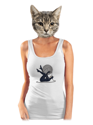 Catwoman dámské tílko klasické White