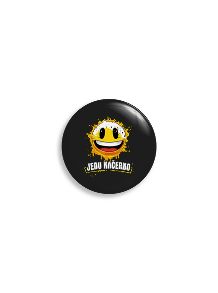 Jedu načerno placka uni