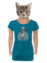 dámské tričko s lemem