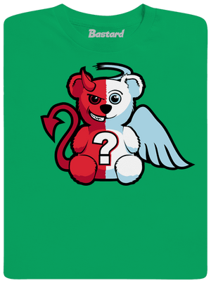 Anděl vs. ďábel dětské tričko Kelly Green