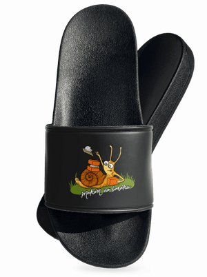 Makám na baráku pantofle Black