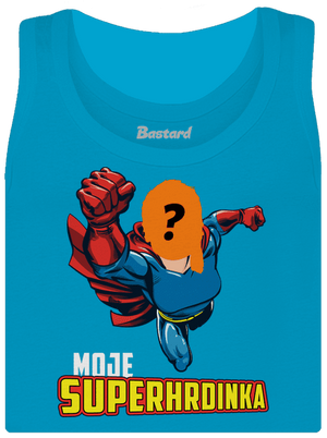 Moje superhrdinka dámské tílko klasické Blue Atol
