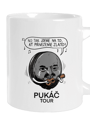 Pukáč tour velký hrnek White