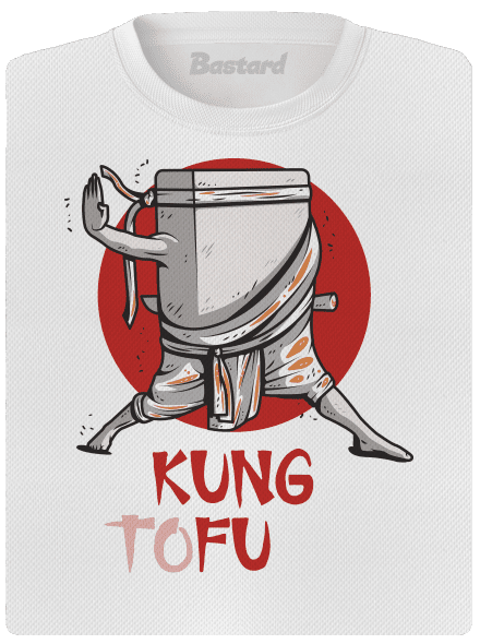 Kung Tofu dámské sportovní tričko White